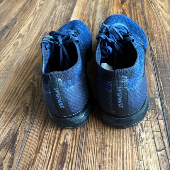 Nike Navy & Black Vapor Max Fly Knit Running Shoes - Size 11 - Picture 4 of 6